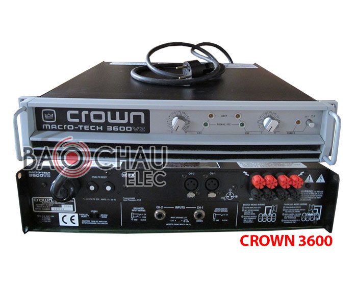 Cục đẩy Crown 3600 Cục đẩy Crown 3600