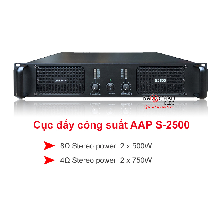 Cục đẩy công suất AAP audio S-2500 Cục đẩy công suất AAP audio S-2500