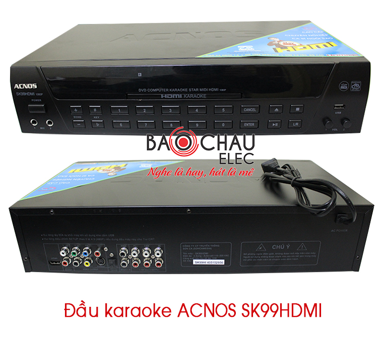 Đầu karaoke acnos sk99HDMI Đầu karaoke acnos sk99HDMI