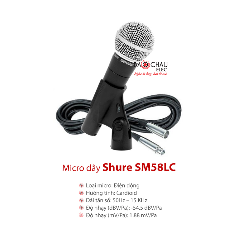 Micro day Shure SM58 LC Micro day Shure SM58 LC