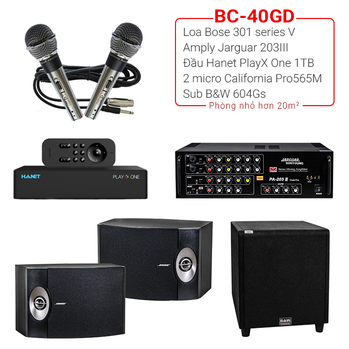 Bộ dàn karaoke BC-40GD Bộ dàn karaoke BC-40GD