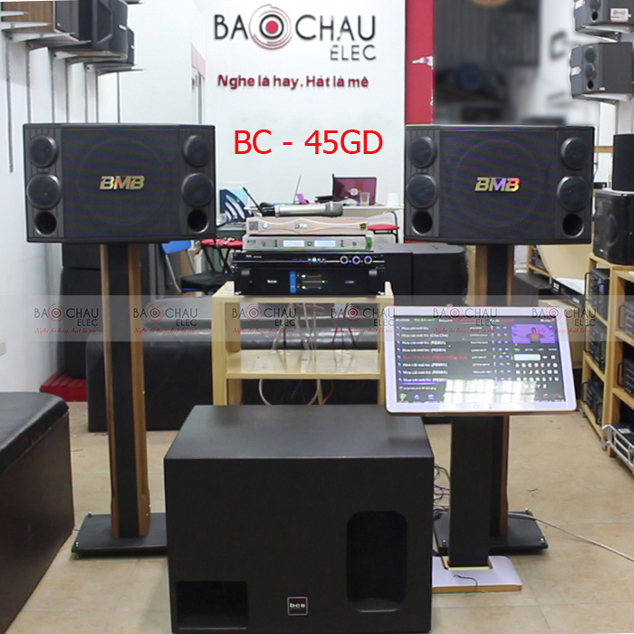 Tham khảo bộ dàn karaoke gia đình cao cấp sử dụng micro BCE UGX12