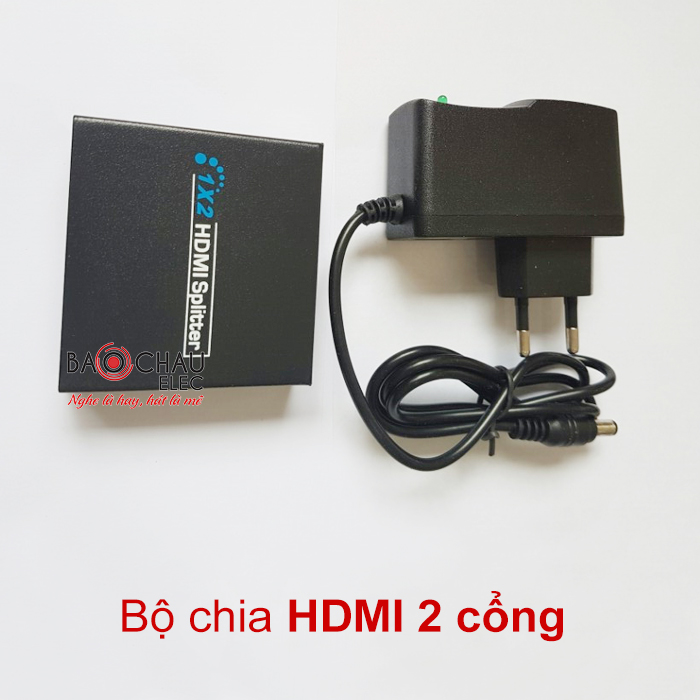 Bộ chia tín hiệu HDMI 2 cổng Bộ chia tín hiệu HDMI 2 cổng