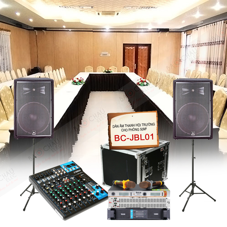 Dàn âm thanh hội trường 50m2 BC-JBL01 Dàn âm thanh hội trường 50m2 BC-JBL01