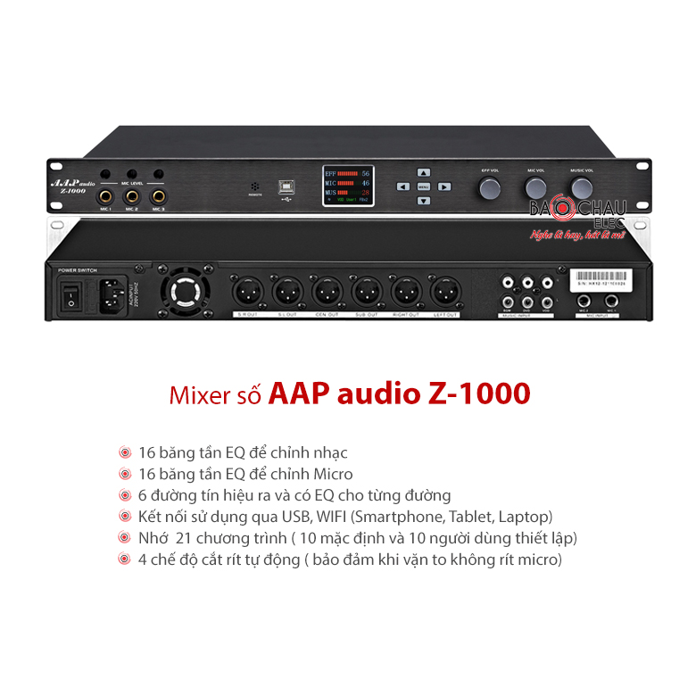 Mixer karaoke AAP audio Z-1000 Mixer karaoke AAP audio Z-1000
