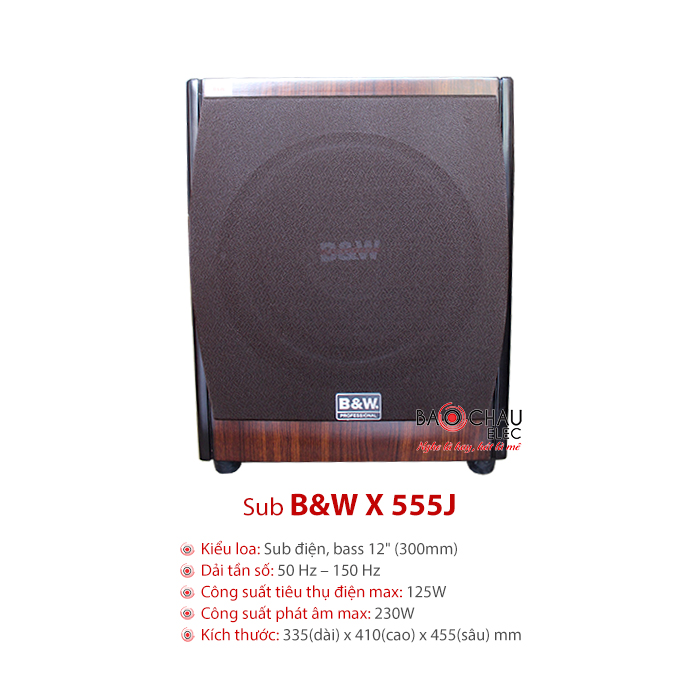 Loa sub B&W X555J Loa sub B&W X555J