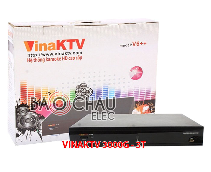 Đầu karaoke VinaKTV 3000G - 3T Đầu karaoke VinaKTV 3000G - 3T